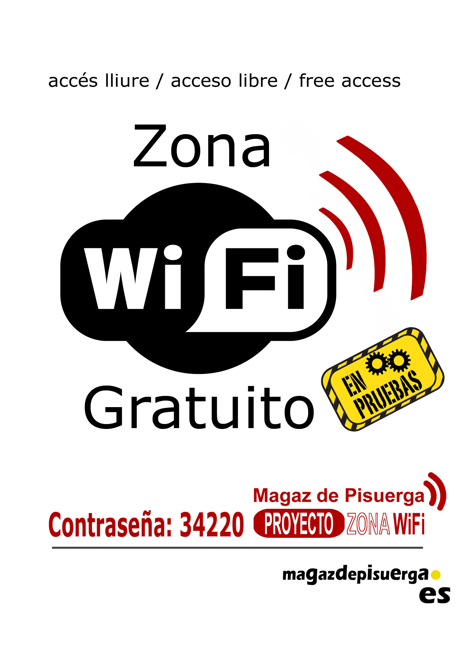 Proyecto Zona WiFi en el municipio