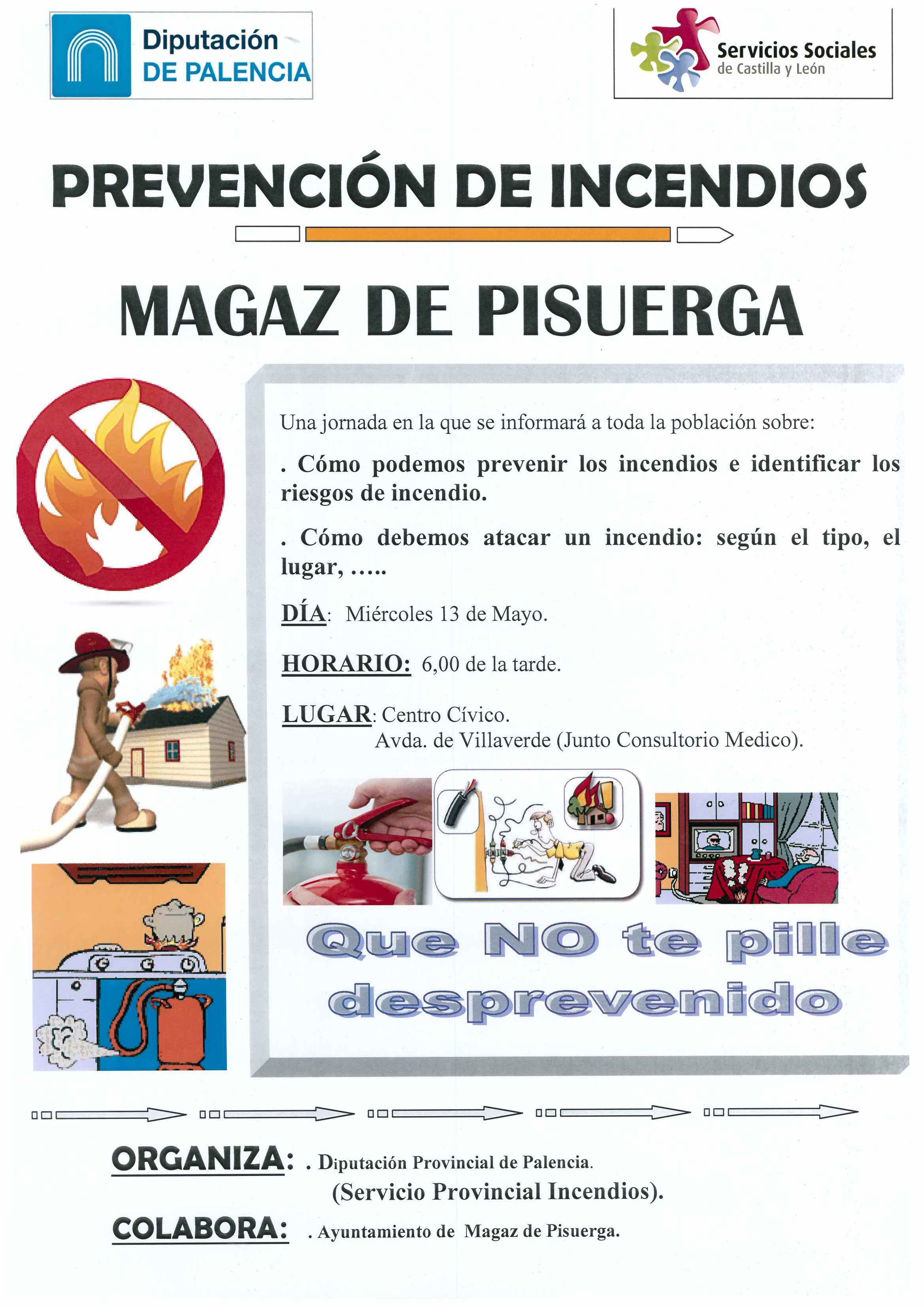Prevención de incendios en Magaz de Pisuerga