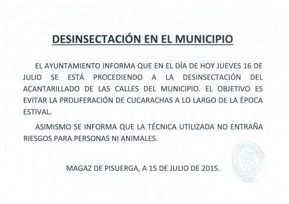 Desinsectación
