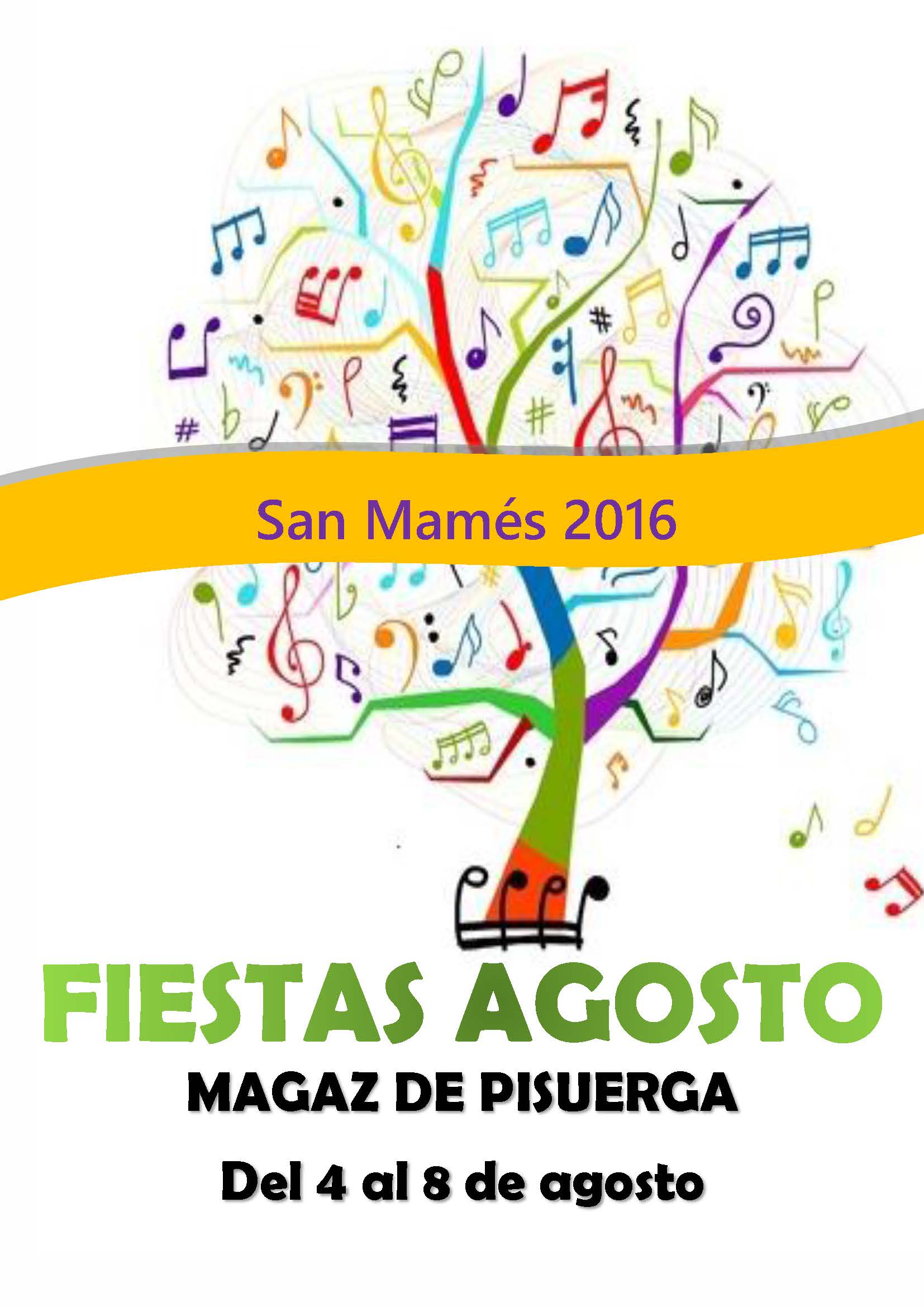 Programación de las fiestas «San Mamés 2016»
