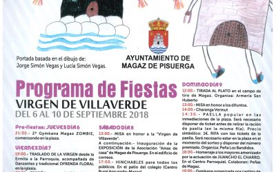 Cartel – programación de las fiestas «Virgen de Villaverde» 2018